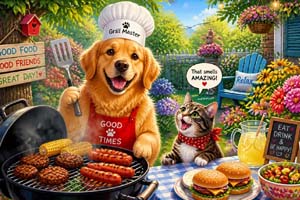 🍗 Grillen, Chillen, Tierarzt-Notdienst? 